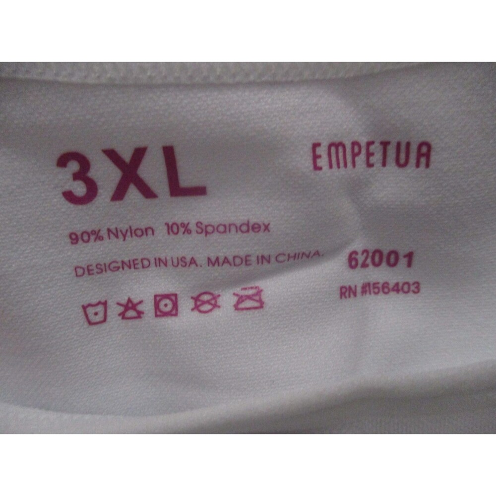 Empetua by Shapermint Womens 3XL Scoop Neck Cami White 62001 Shaping Compression - Picture 5 of 9